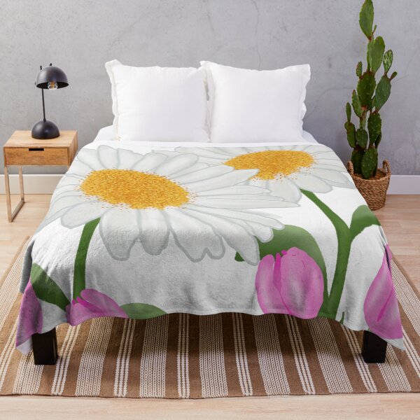 Artikelvorschau, Ein paar weiße Gänseblümchen - künstlerisches Blumendesign entworfen und verkauft von signshirtz.