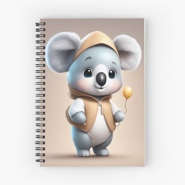 Item preview, Cute Baby Wearing Koala Costume with Wood Balloon Cartoon Vector Icon Illustration designed and sold by hjian8219.