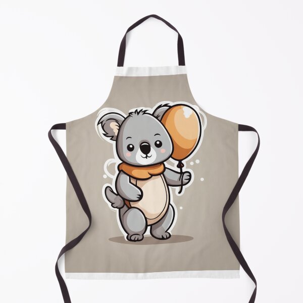 Item preview, Cute Baby Wearing Koala Costume with Wood Balloon Cartoon Vector Icon Illustration designed and sold by hjian8219.