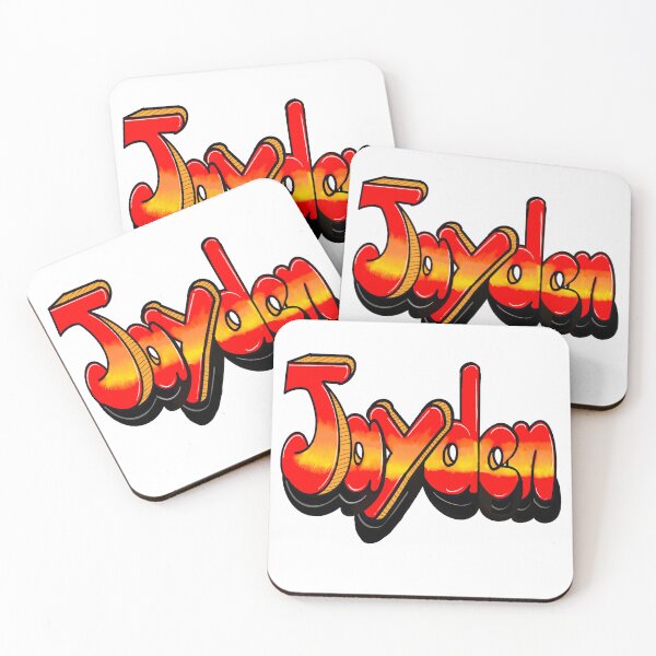 Item preview, Jayden in red The top 10 best Personalized Custom Name gift ideas for Jayden designed and sold by Artonmytee.