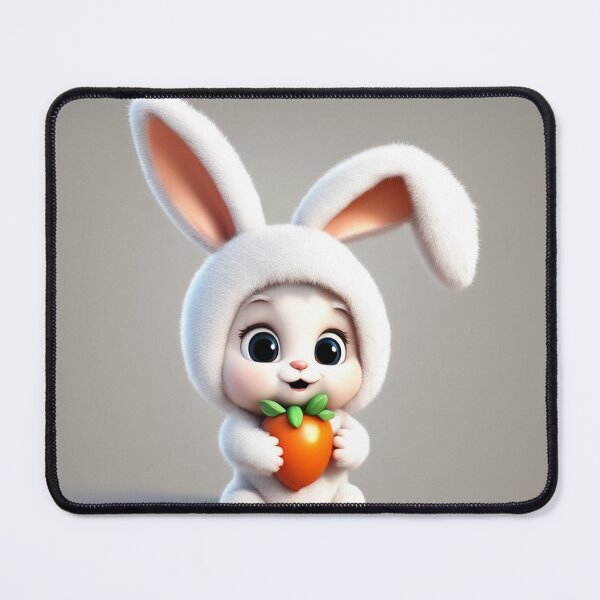 Item preview, Cute Baby Wearing Rabbit Costume with Carrot Balloon Cartoon Vector Icon Illustration designed and sold by hjian8219.