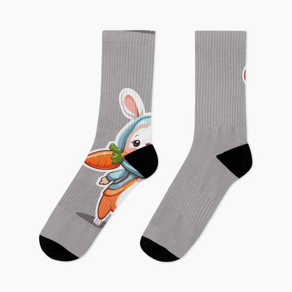 Item preview, Cute Baby Wearing Rabbit Costume with Carrot Balloon Cartoon Vector Icon Illustration designed and sold by hjian8219.