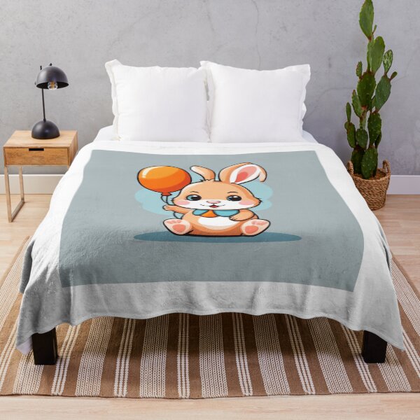 Item preview, Cute Baby Wearing Rabbit Costume with Carrot Balloon Cartoon Vector Icon Illustration designed and sold by hjian8219.