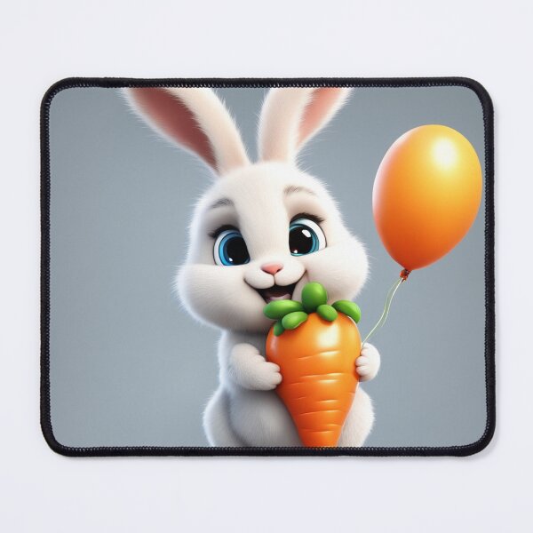 Item preview, Cute Baby Wearing Rabbit Costume with Carrot Balloon Cartoon Vector Icon Illustration designed and sold by hjian8219.