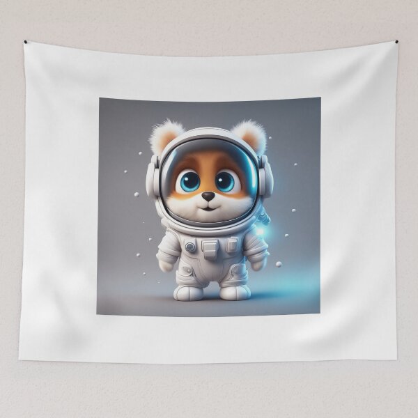 Item preview, Cute Astronaut Gaming Cartoon Vector Icon Illustration designed and sold by hjian8219.