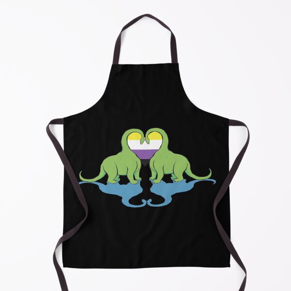 Item preview, Nonbinary Pride - Dino Love designed and sold by Alrkeaton.