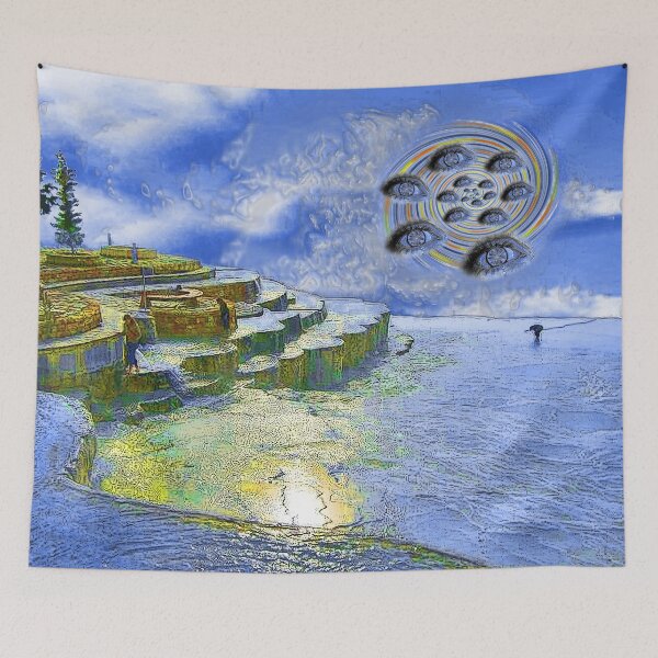 Item preview, OvercastOpenSkEye/Pamukkale designed and sold by Klaus Bremner (Autotelic Art).