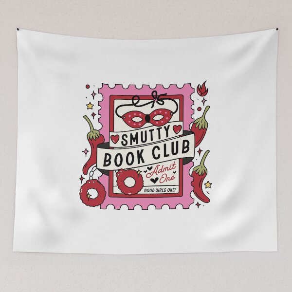 Item preview, Smutty book club kindle bookish stickers designed and sold by Yaffa Store.