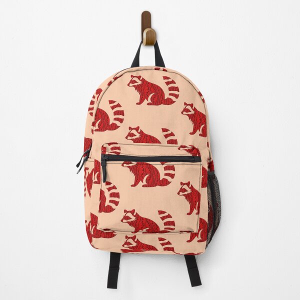 Item preview, Zen Petal Art - Red Raccoon Woodland Friend designed and sold by SpeakBoldly.