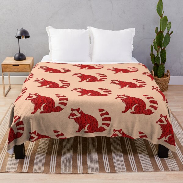 Item preview, Zen Petal Art - Red Raccoon Woodland Friend designed and sold by SpeakBoldly.