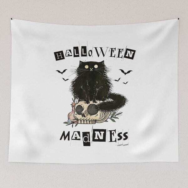 Item preview, Halloween Cat Madness Design designed and sold by ProWittyDesigns.