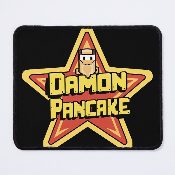 Item preview, Damon Pancake: Retro Arcade Game Pixel Art Print – Star-Shaped Gaming Design designed and sold by Witcrafters.