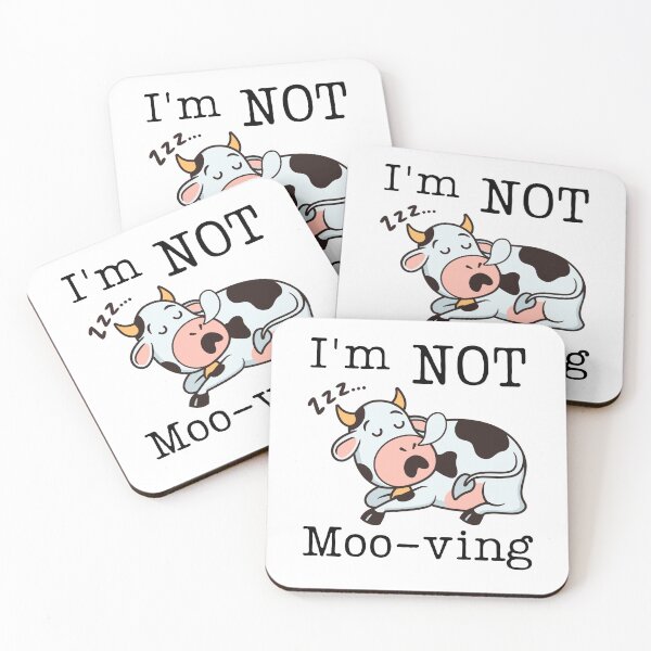 Item preview, I'm Not Moo-ving designed and sold by Ortegan90.