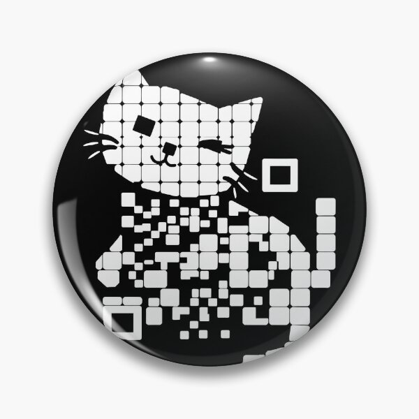 Item preview, Pixel Purrfection - QR Code Feline designed and sold by deepakrode7.