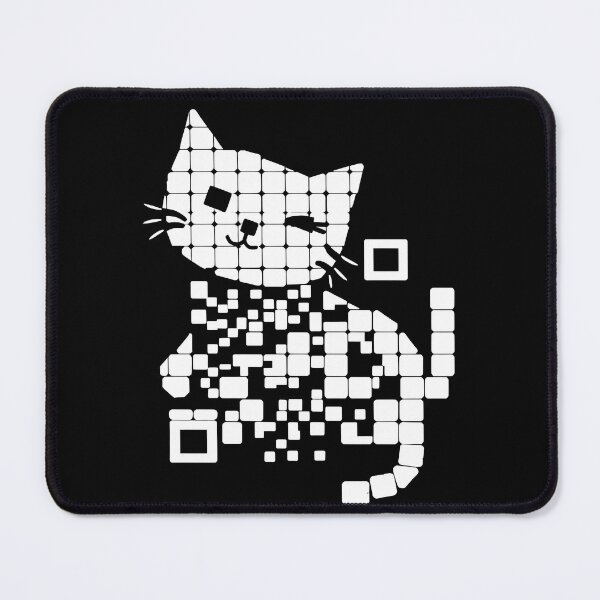 Item preview, Pixel Purrfection - QR Code Feline designed and sold by deepakrode7.