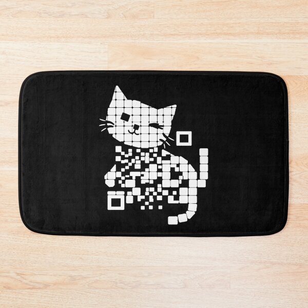 Item preview, Pixel Purrfection - QR Code Feline designed and sold by deepakrode7.