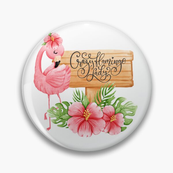 Item preview, Crazy Flamingo Lady designed and sold by Ortegan90.