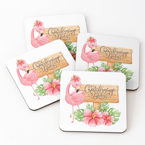 Item preview, Crazy Flamingo Lady designed and sold by Ortegan90.