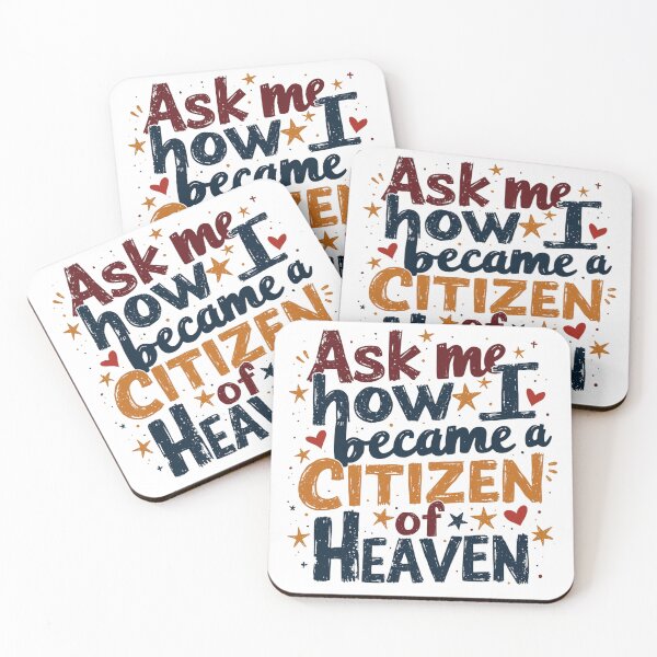 Item preview, Ask me how I became a CITIZEN OF HEAVEN designed and sold by Faithloveshop.
