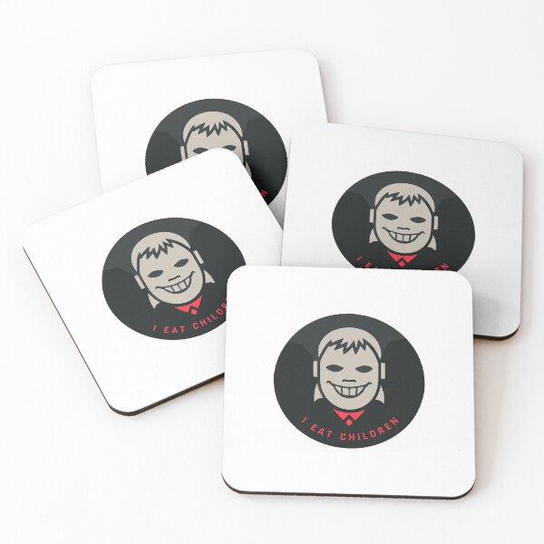 Item preview, I Eat Children: Minimalist Circular Icon – Dark Humor Modern Design designed and sold by Witcrafters.