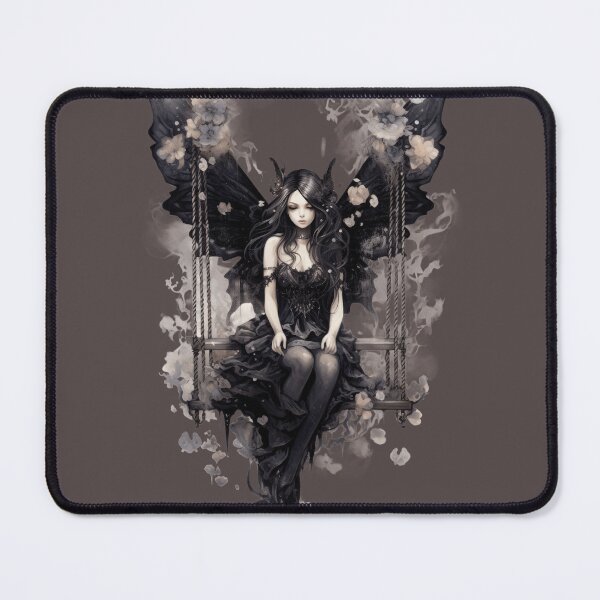 Item preview, Dark Gothic Floral Fairy Watercolor designed and sold by JstPeachy.