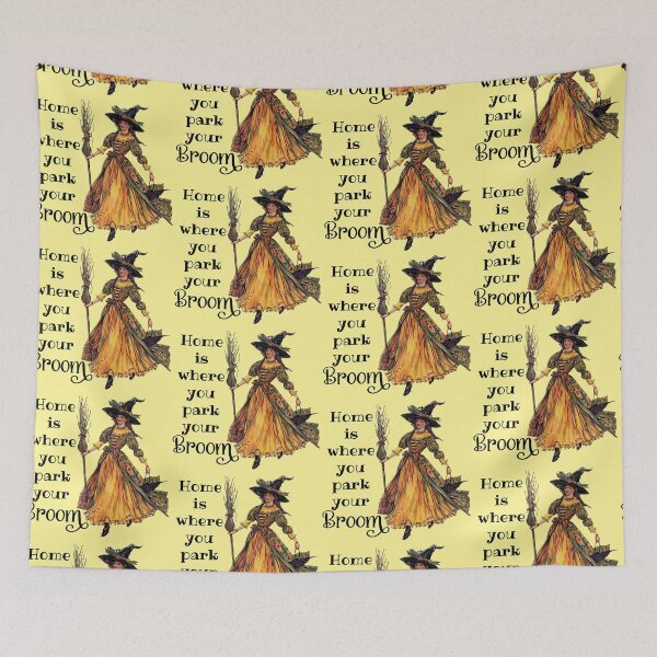 Item preview, Home is Where You Park Your Broom! - Halloween Gift designed and sold by SSustainable.