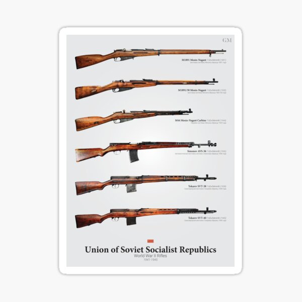 World War II Rifles of the Soviet Union Sticker