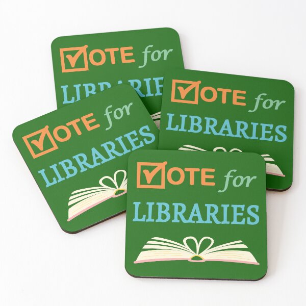 Item preview, Vote for Libraries designed and sold by LibraryFriends.