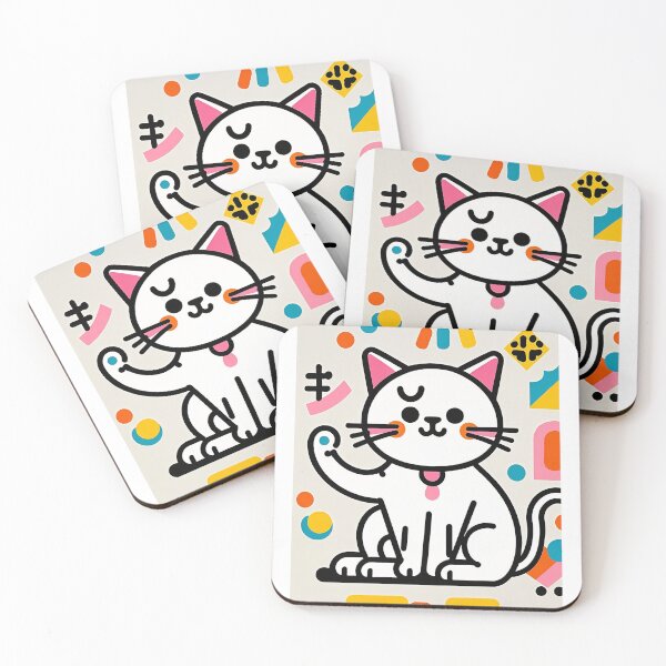 Item preview, cartoon cat designed and sold by EasternArtistic.