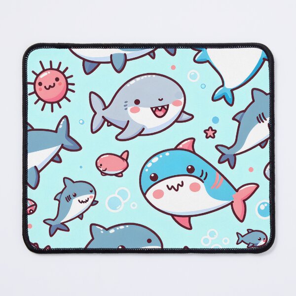 Item preview, Cute Shark Pattern designed and sold by Travelcases.