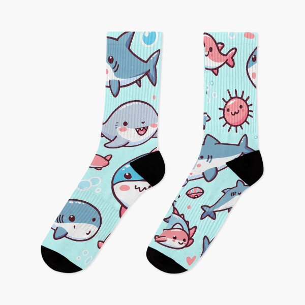 Item preview, Cute Shark Pattern designed and sold by Travelcases.