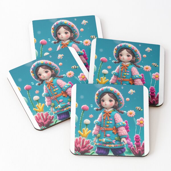 Item preview, Cute wool girl designed and sold by EasternArtistic.