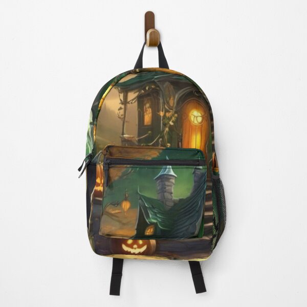 Item preview, Gray And Green Halloween House Hidden In The Forest designed and sold by Melantari Vizuns.