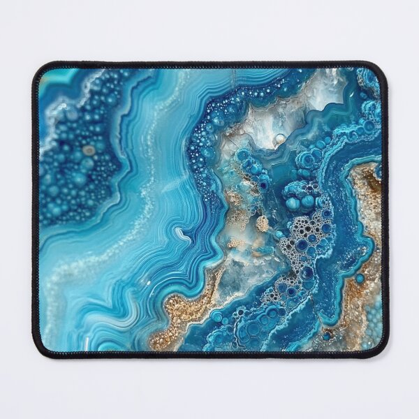 Item preview, Turquoise Crazy Lace Agate Fluid Pour designed and sold by gothart.