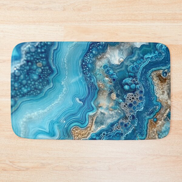 Item preview, Turquoise Crazy Lace Agate Fluid Pour designed and sold by gothart.