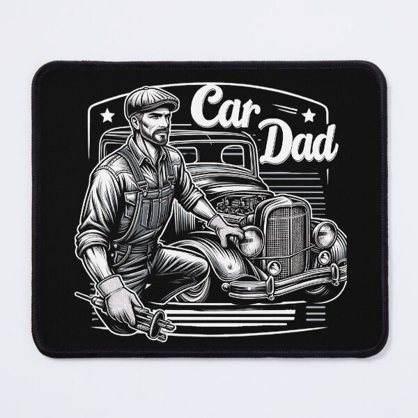 Item preview, Vintage Car Dad Mechanic Design designed and sold by Taans-Creation.
