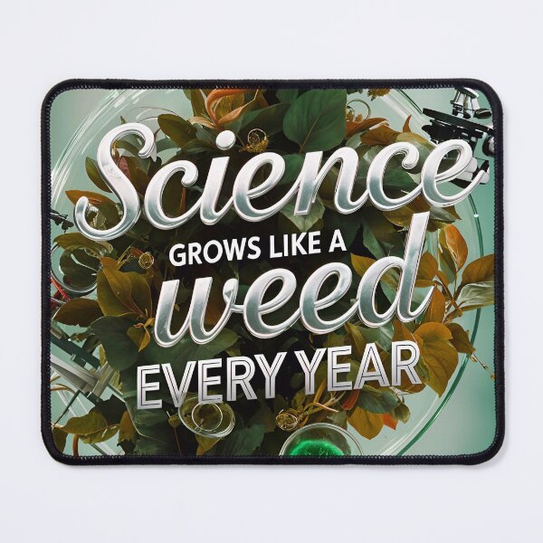 Item preview, Science Grows Like A Weed Every Year Funny Quote designed and sold by TheArtOfPat.