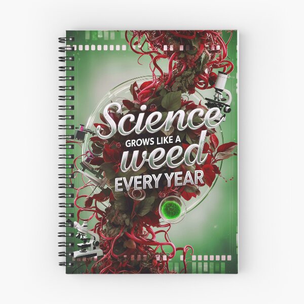 Item preview, Science Grows Like A Weed Every Year Funny Quote designed and sold by TheArtOfPat.