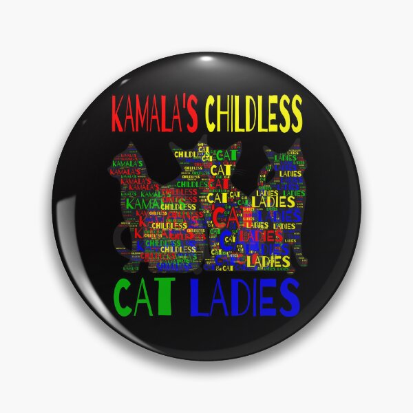 Item preview, Kamala Harris 2024 Cat Ladies WordCloud 2 designed and sold by CoolCrazyQuirky.