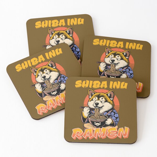 Item preview, Cute Dog Eating Ramen, Shiba Inu, Japanese Dog designed and sold by Mariana Piana.