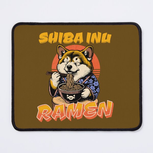 Item preview, Cute Dog Eating Ramen, Shiba Inu, Japanese Dog designed and sold by Mariana Piana.