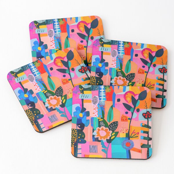 Item preview, Colorful Abstract Floral Garden designed and sold by Studio Axis.