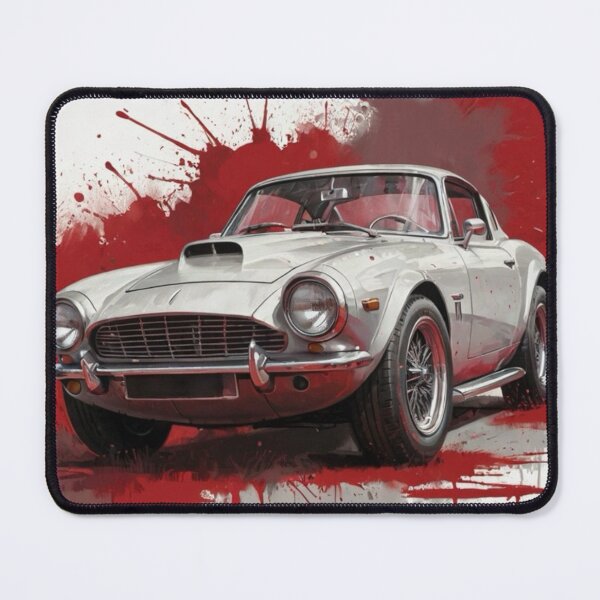 Item preview, Silver car with paint explosion background designed and sold by JohnChocolate.