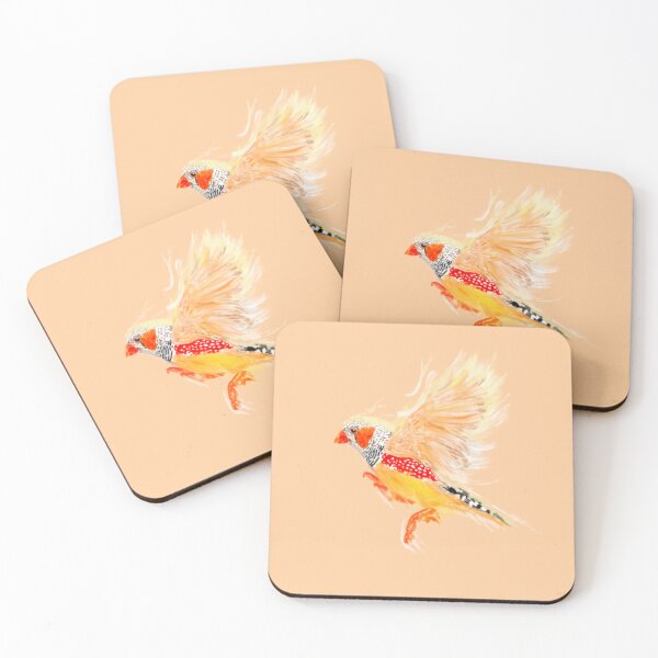 Item preview, Flying Zebra Finches - no. 1 designed and sold by Heuly Horton.