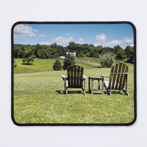 Item preview, Serene Adirondack Chairs Overlooking Vineyard designed and sold by Compass and a Camera.
