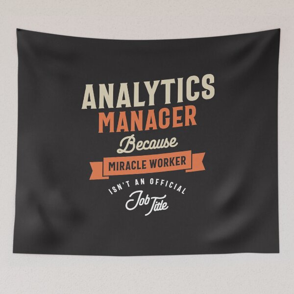 Item preview, Funny Job Occupation - Analytics Manager designed and sold by cidolopez.