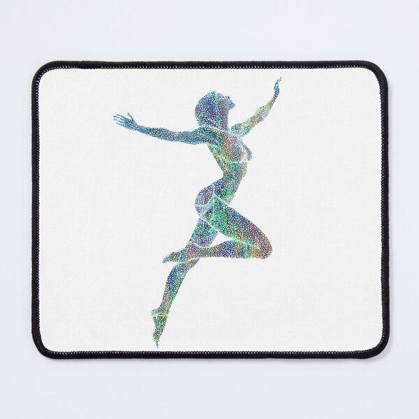 Item preview, Abstract pointillism figure painting designed and sold by UmagineArts.