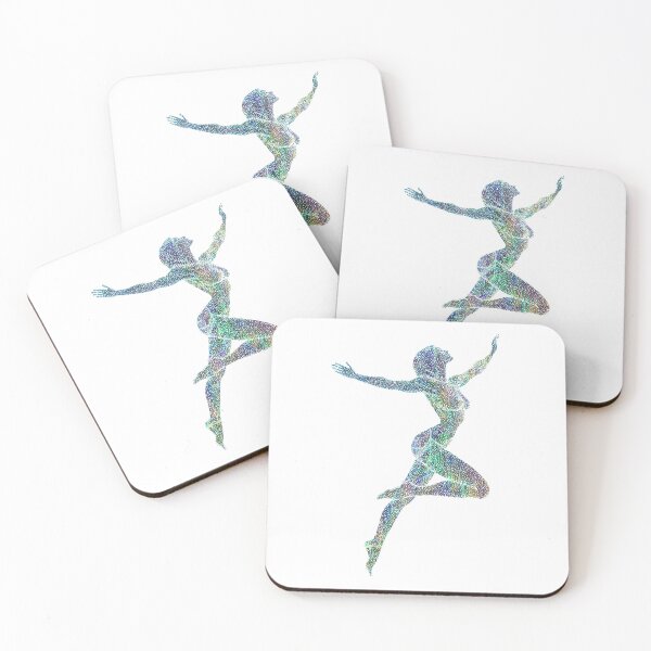 Item preview, Abstract pointillism figure painting designed and sold by UmagineArts.