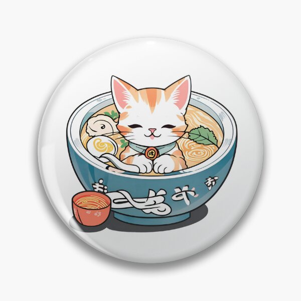 Item preview, Kawaii Ramen Cat designed and sold by NerdyNoveltees.
