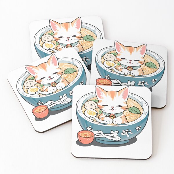 Item preview, Kawaii Ramen Cat designed and sold by NerdyNoveltees.